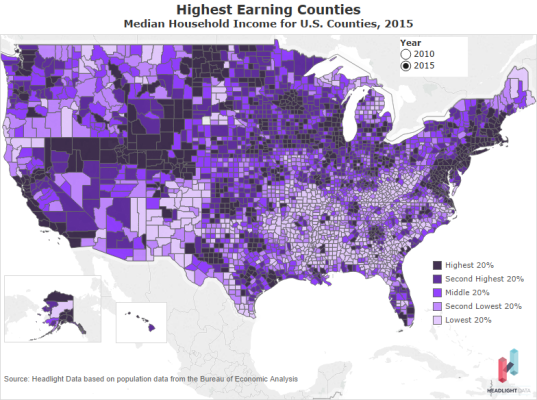 Median Household Income 2015